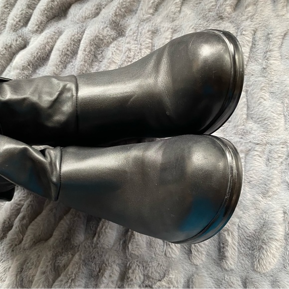 Dansko Bobbi roll down leather black slouch ankle boots size 40 - Picture 4 of 10